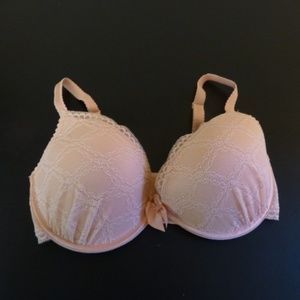 Pink Lace Bra